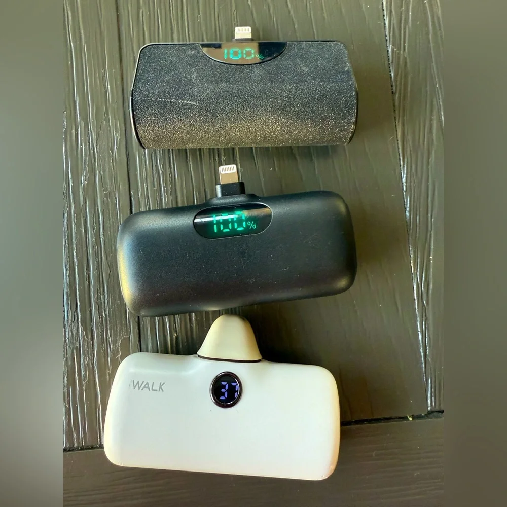 Portable iPhone chargers for iPhone 13, 11, 12 & others - 3 included 🔌💡💎